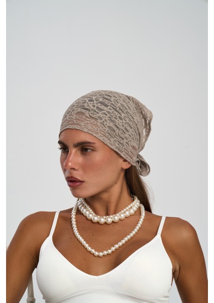Miray Üçgen Kesim Vizon Dantel Bandana fiyatları