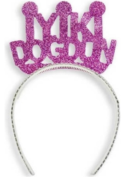 Iyi Ki Doğdun Eva Taç Mor