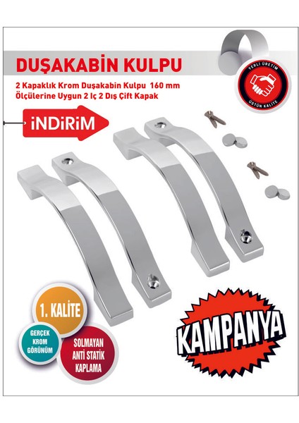 Duşakabin Kulp Duşakabin Cam Kulbu Duşakabin Kolu Ay Kulp Krom
