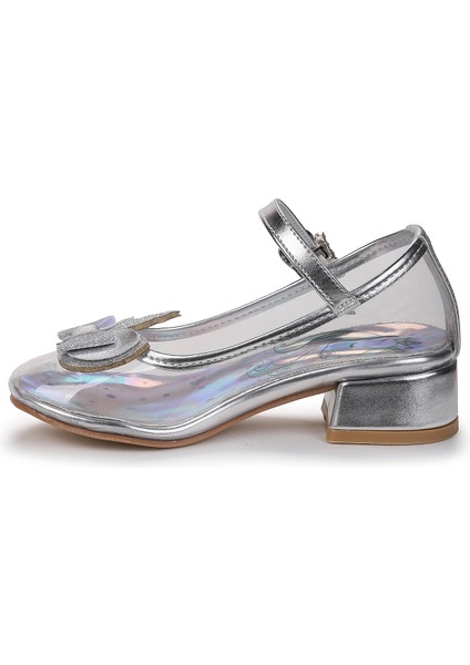 Unicorn Kız Çocuk Topuklu Abiye Şeffaf Ayakkabı fırsatları