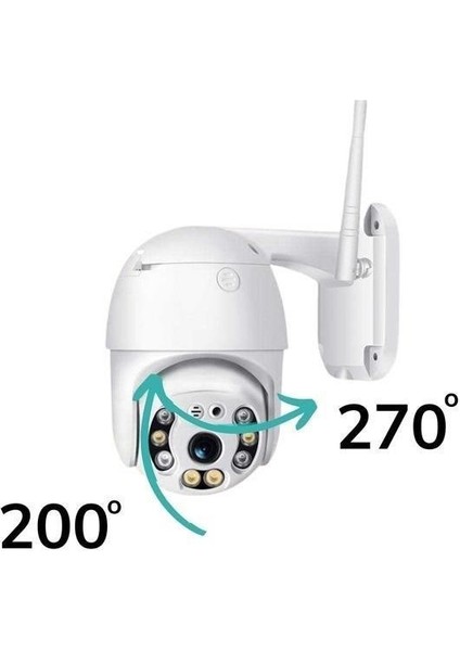 ® 20 Mp Hd Lens Ip Wifi Güvenlik Kamerası - Iç & Dış Mekan Kullanımına Uygun