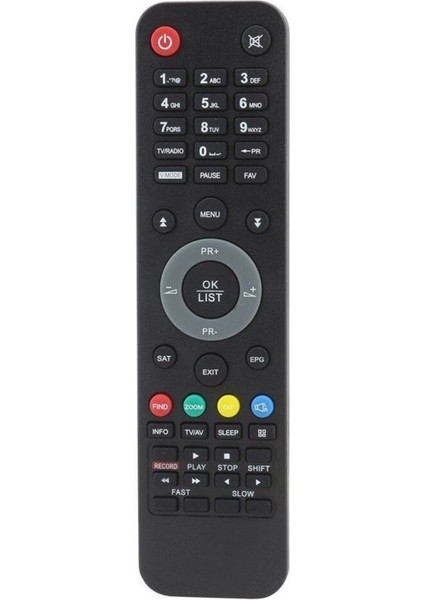 17500 Uydu Alıcı Kumandası Siyah, Kolay Kullanım ve Yüksek Performans