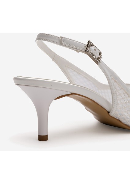 Vera Kadın Fileli Topuklu Ayakkabı indirimleri