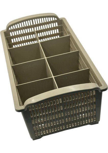 Gastronomi Endüstriyel Bulaşık Makinesi Kaşıklık Sepeti | 415X214X150 mm Dayanıklı Plastik modelleri