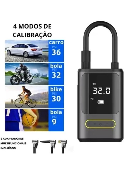 Kablosuz Oto Araç Mini 4000MAH 150 Psı Işıklı Oto Ha Kompresörü KA-760 (5047) modelleri