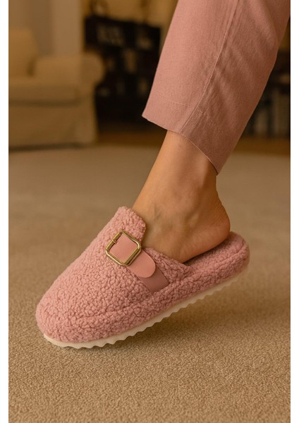 Kadın Tokalı Havlu Kışlık Kadın Terlik modelleri