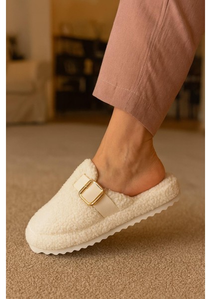 Kadın Tokalı Havlu Kışlık Kadın Terlik modelleri