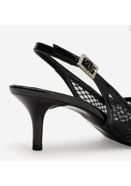 Vera Kadın Fileli Topuklu Ayakkabı fırsatları