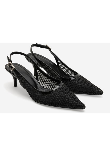 Vera Kadın Fileli Topuklu Ayakkabı indirimleri