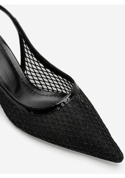 Vera Kadın Fileli Topuklu Ayakkabı