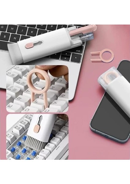 Çok Fonksiyonlu 7 Parça Airpods Klavye Ekran Kulaklık Temizleme Kiti modelleri