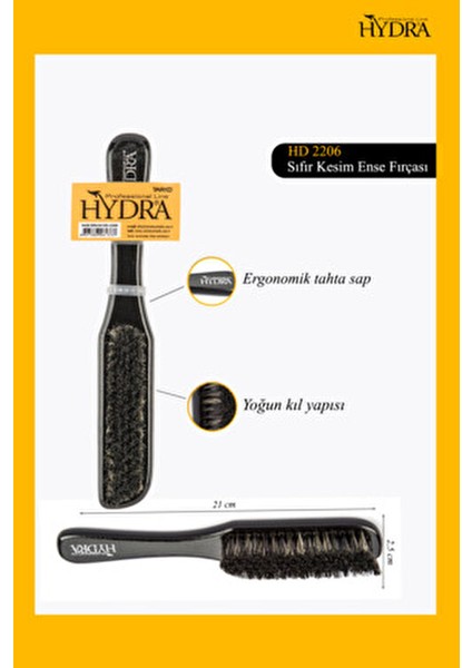 Profesyonel Tarak HD 2206 Siyah Renkli Dayanıklı Malzeme ile Saç Bakımında Etkili fiyatları