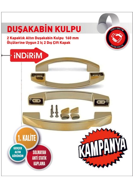 Duşakabin Kulp Duşakabin Cam Kulbu Duşakabin Kolu Ay Kulp Altın