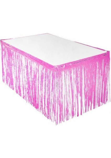 Lüks Masa Eteği Pembe 70*300 cm M148