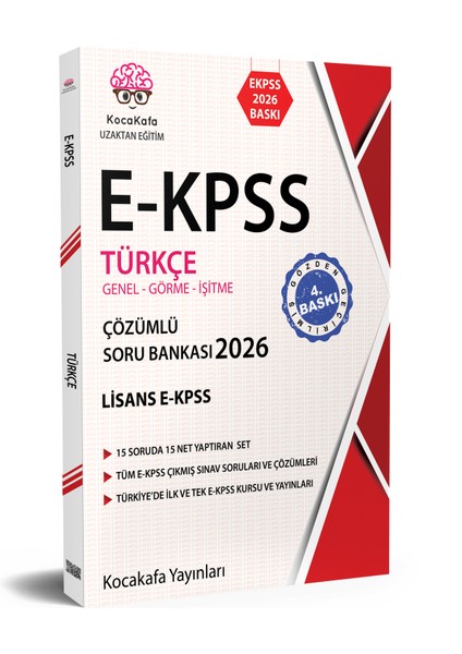 Ekpss Lisans Ggi2 Çözümlü Soru Bankası 5'li Set modelleri