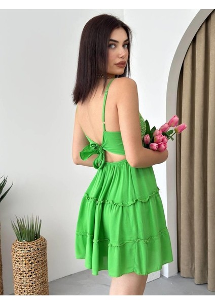 Nivel Göğsü Büzgülü Elbise