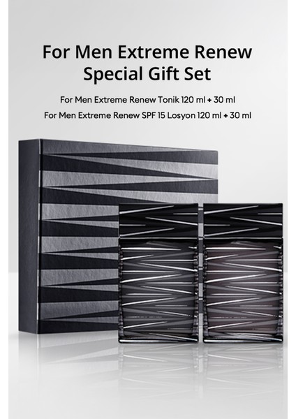 Erkekler Için Yaşlanma Karşıtı&nemlendirici Bakım Seti Mıssha For Men Extreme Renew Special Gift Set
