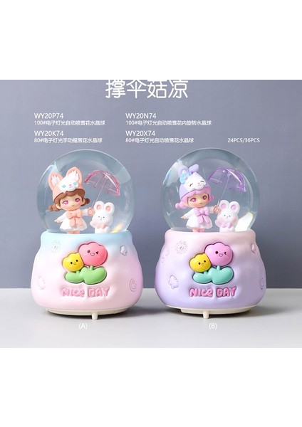 Işıklı Müzikli Püskürtmeli Büyük Boy Kar Küresi fiyatları