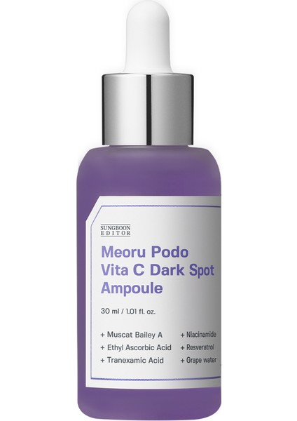 Meoru Podo Vitac Dark Spot Ampoule / Kırışıklık Karşıtı ve Cilt Aydınlatıcı 30ML