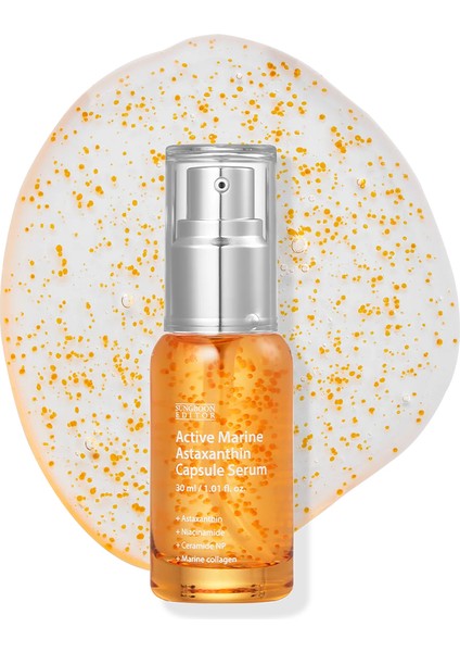 Active Marine Astaxanthin Capsule Serum /leke Giderici Aydınlatıcı Cilt Bakım 30ML