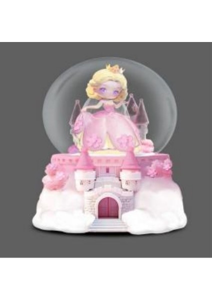 Işıklı Müzikli Püskürtmeli Büyük Boy Kar Küresi