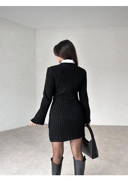 Kışlık Fitilli Triko Elbise fiyatları