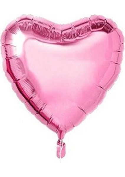 Pembe Kalp Folyo Balon 18 Inç M225