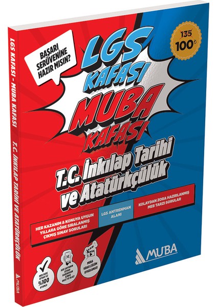 Lgs Kafası - Muba Kafası Matematik ve Inkılap Tarihi Set Soru Ban fırsatları