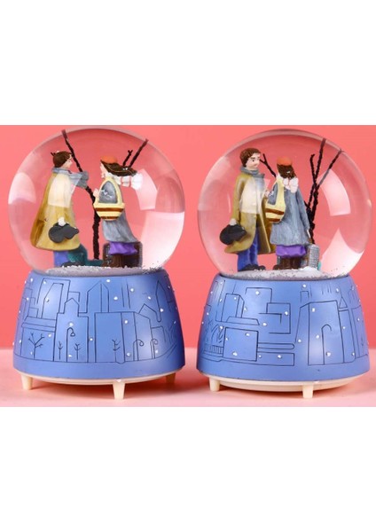 Kış Masalı Işıklı Müzikli Püskürtmeli Büyük Boy Kar Küresi fiyatları