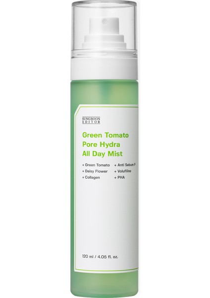Green Tomato Pore Hydra All Day Mist / Gözenek Sıkılaştırıcı Nemlendirici Mist 120ML