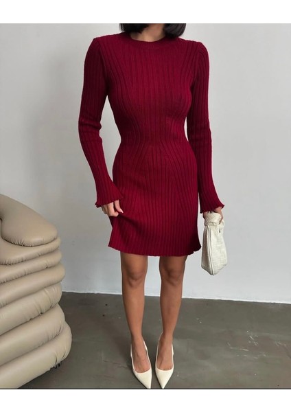 Kışlık Fitilli Triko Elbise fırsatları