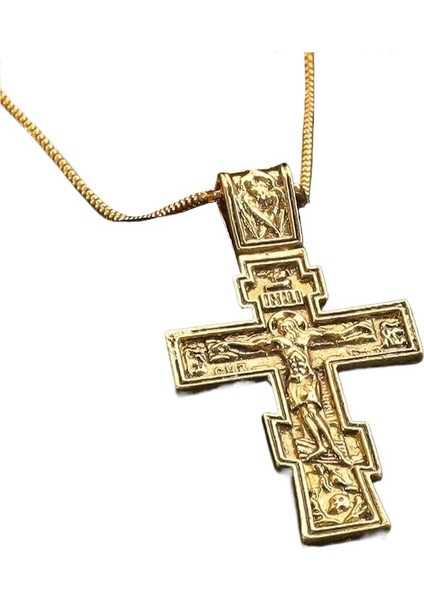 Kişiselleştirilmiş Çok Yönlü Alaşım Kolye Çok Satan Kolye Erkek Retro Haç Kolye (Yurt Dışından)