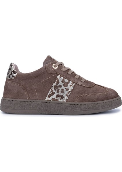 Kadın Hakiki Deri Kahverengi Sneakers & Spor Ayakkabı 849 210702 Bn Ayk SK25-26 Sugero Suet/altın Yln