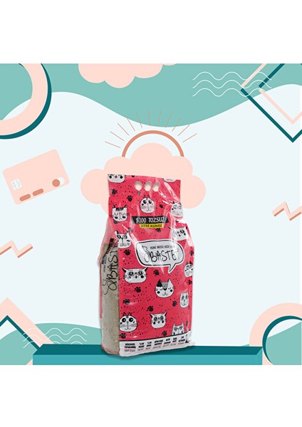 Natural Bastet Topaklanan Premium Doğal Kedi Kumu 8 Litre modelleri