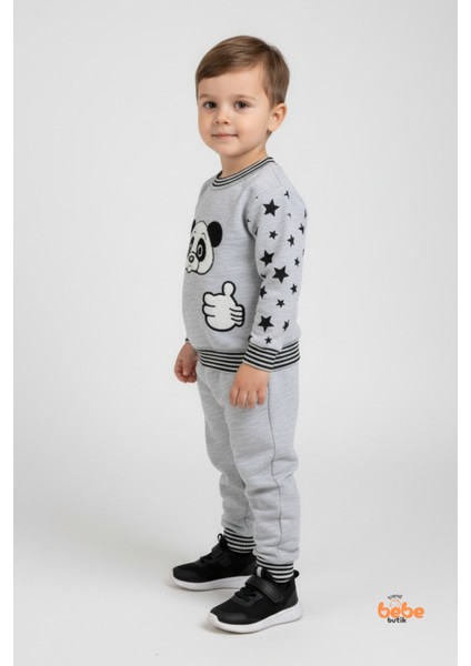 Panda Desenli Çocuk Eşofman & Pijama Takımı Erkek Çocuk Rahat Günlük ve Uyku Giyim fiyatları