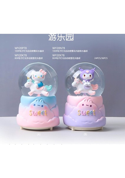 Işıklı Müzikli Püskürtmeli Büyük Boy Kar Küresi fiyatları