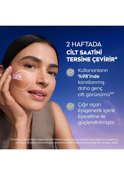 Cellular Epigenetics Rejuvenating Yaşlanma Karşıtı Cilt Serumu 15ML, Dolgunlaştırıcı, Hyaluronik Asit fiyatları