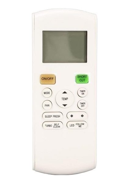 ile Uyumlu Modeli TYPE:RG57B2/BGE Klima Kumandası