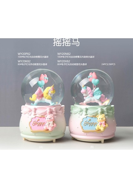 Işıklı Müzikli Püskürtmeli Büyük Boy Kar Küresi fiyatları