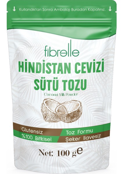 Hindistan Cevizi Sütü Tozu 100GR