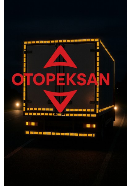 Fosfor Şerit Bant - Reflektör Bant - 30 Metre Kesikli Sarı - Tüvtürk Onaylı fırsatları