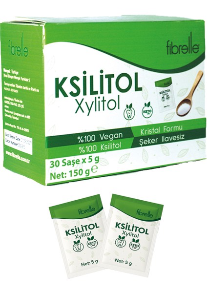 Ksilitol ( Xylitol ) Saşe ( 1 Saşe = 5 G )