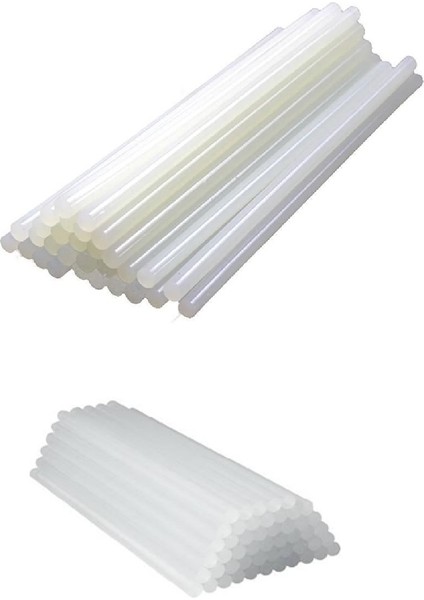 Mum Ince Sıcak Silikon Tabanca Mumu Çubukları 20 Adet Ince 30 cm Uzunluğunda modelleri