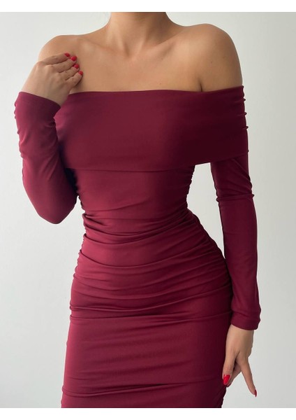 Dakota Drapeli Elbise