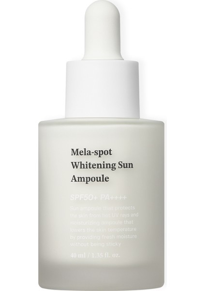 Mela-Spot Whitening Sun Ampoule / Leke Karşıtı Serinletici Güneş Ampulü 40ML