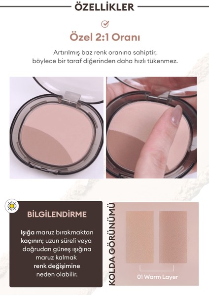 Iki Renkli, Sıcak Alt Tonlu Kontür Paleti A'pıeu Juicy-Pang Layering Shading (01 Warm Layer) indirimleri