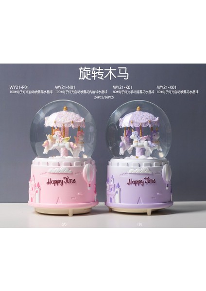 Işıklı Müzikli Püskürtmeli Büyük Boy Kar Küresi fiyatları