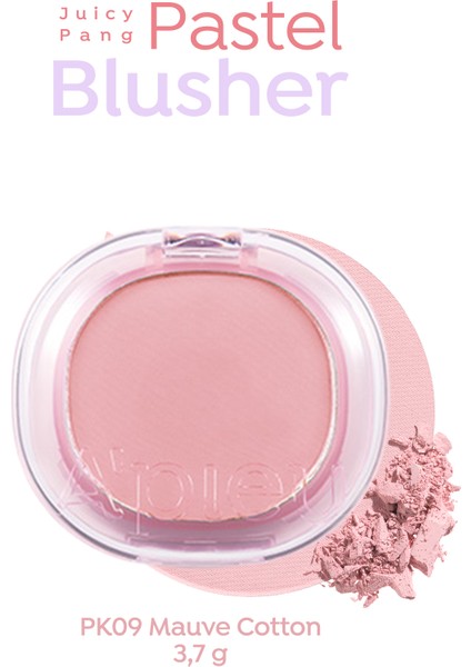 Cilde Yumuşak ve Doğal Renk Veren Pastel Tonlarda Allık A'pıeu Juicy-Pang Pastel Blusher (PK09)