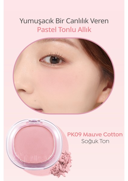 Cilde Yumuşak ve Doğal Renk Veren Pastel Tonlarda Allık A'pıeu Juicy-Pang Pastel Blusher (PK09) fiyatları