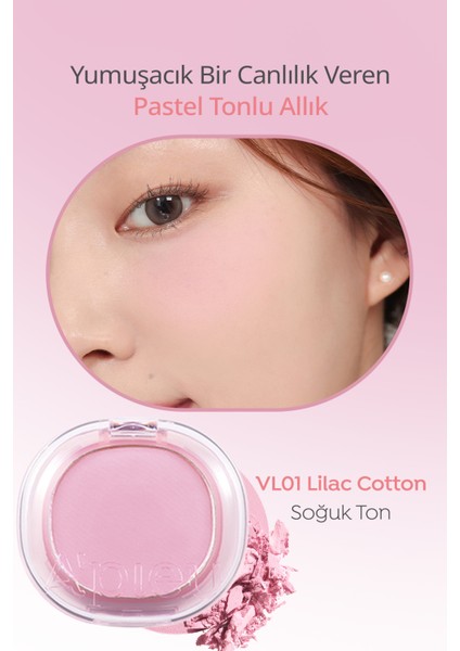 Cilde Yumuşak ve Doğal Renk Veren Pastel Tonlarda Allık A'pıeu Juicy-Pang Pastel Blusher (VL01) fiyatları